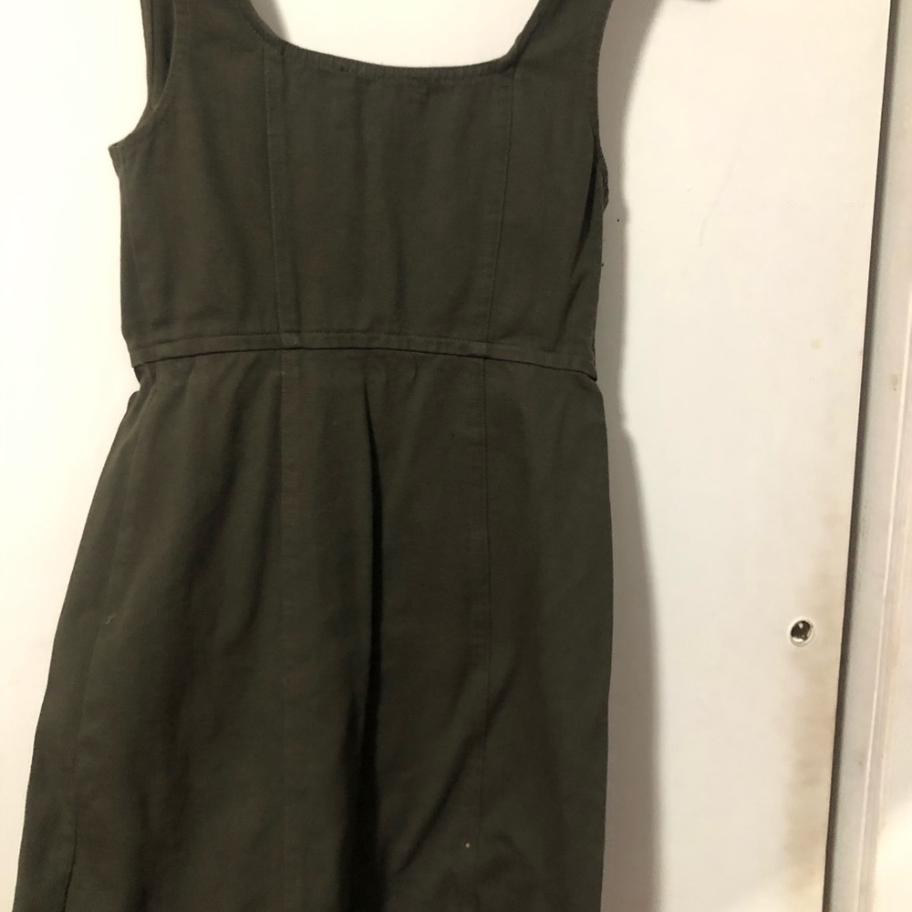 Green basic dress - Picture 3 of 3